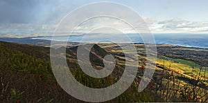 Top mountain Panorama - Gaspe Peninsula