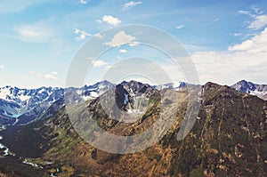 The top of the mountain