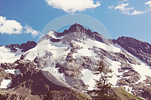 The top of the mountain