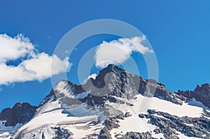 The top of the mountain