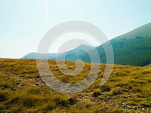 Top of Mountains in Galicica National Park, Macedonia photo