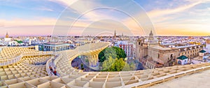 On the top of the mushroom of Seville photo