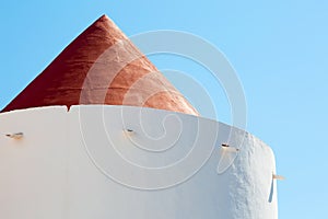 Top of old disused windmill