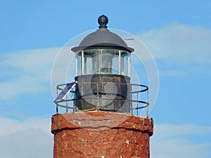 The top of an old lighthouse in patagonia Argentina