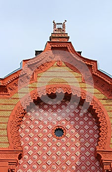 Top part of former synagogue, Uzhhorod, Ukraine