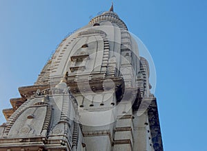 Top point of Kashi Vishwanath Temple or Kashi Vishwanath Mandir famous  Hindu temple photo