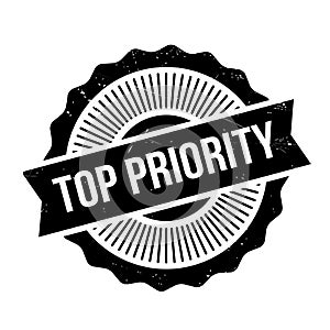 Top Priority rubber stamp