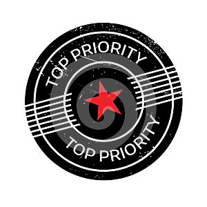 Top Priority rubber stamp photo