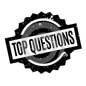 Top Questions rubber stamp