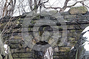 Top of the Ramble Stone Arch