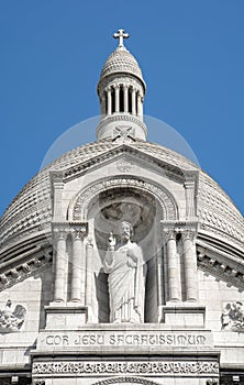 Top of Sacre Couer basilica, Paris, France