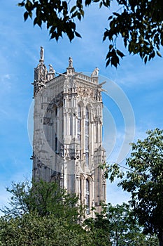 Top of the Saint-Jacques tower, Paris, France