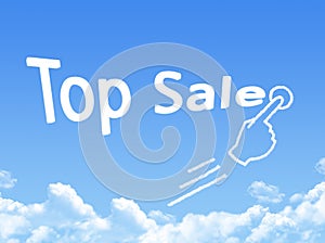 Top sale message cloud shape