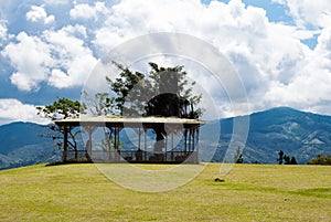 Top of San Agustin Archeological park, Huilla, Colombia. â€¨Unesco world heritage