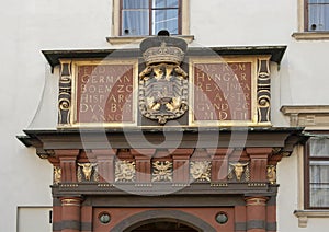 Top of the Schweizertor, a gate to the Swiss Court, Hofburg Palace, Vienna