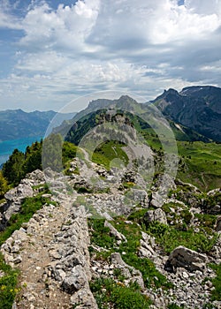 Top of Schynige Platte Panorama Ridge