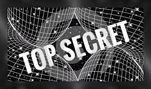 Top Secret Conspiracy Files Abstract Background