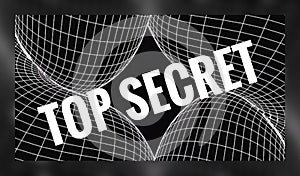 Top Secret Conspiracy Files Abstract Background