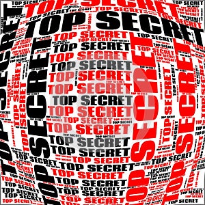 Top Secret Conspiracy Files Abstract Background Text Shapes