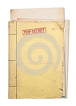 Top secret folder. photo