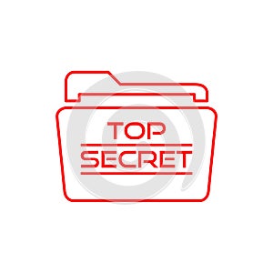 Top Secret Folder icon or logo
