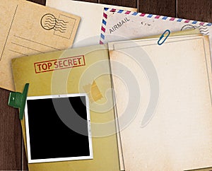 Top secret folder. photo