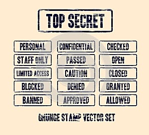 Top secret stamp