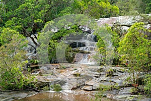 top section of somersby falls near gosford on the nsw central coast