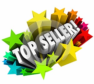 Top Seller Sales Person Stars Best Employee Worker Results