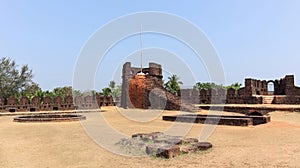Top Side View of Mirjan Fort, Uttara Kannada, Karnataka photo