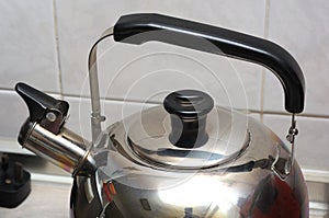 The top side of a water kettle