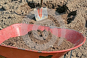 Top Soil in Wheelbarrow