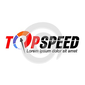 Top Speed Color Logo Vector Design