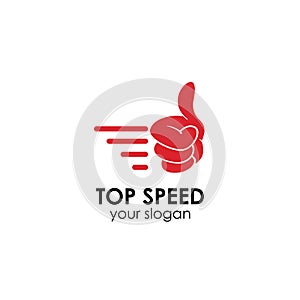 top speed logo template