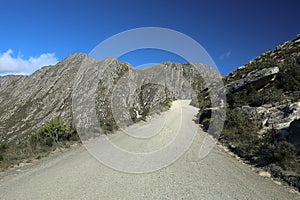 The top of Swartberg pass on a lovely morning