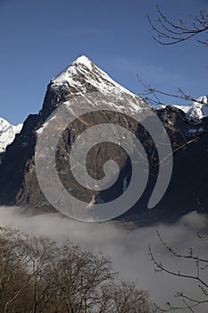 Top of the Swiss mountains