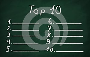 Top ten list