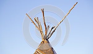 Top of a Tipi