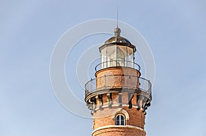 Top of the tower of the Little Sable Point Light