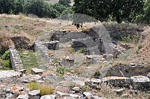 Top of Troia VI Citadel Fortification Wall - Troy, Hisarlik, Canakkale Province, Turkey