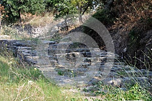 Top of Troia VI Citadel Fortification Wall - Troy, Hisarlik, Canakkale Province, Turkey