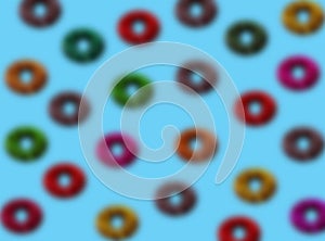 Top view, Abstract blurred bright painted colourful circle pattern texture background forgraphic design stockphoto, wallpaper,