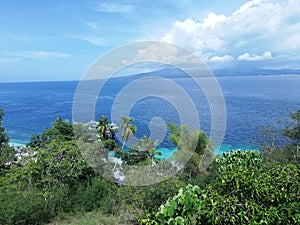 Top view of Barangay Bangas Sulu Resort