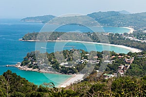 Top view of Beautiful Landscape and Tropical. Seascape, Sea View