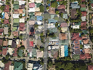 Top view of BF Paranaque, the largest subdivision in Asia.