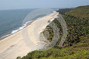 Top view of Bhogwae Beach