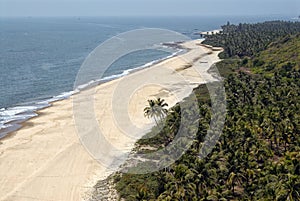 Top view of Bhogwae Beach