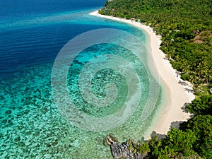 Beach in Cobrador Island. Romblon, Philippines. photo