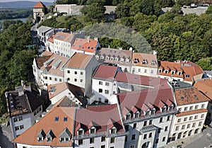 The top view of the Bratislava old town