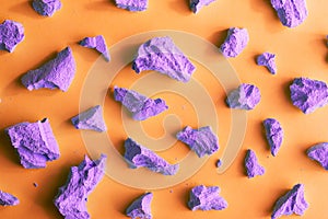 Abstract purple and orange background